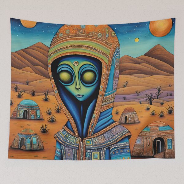Item preview, Alien in Sahara designed and sold by Colin Bentham.