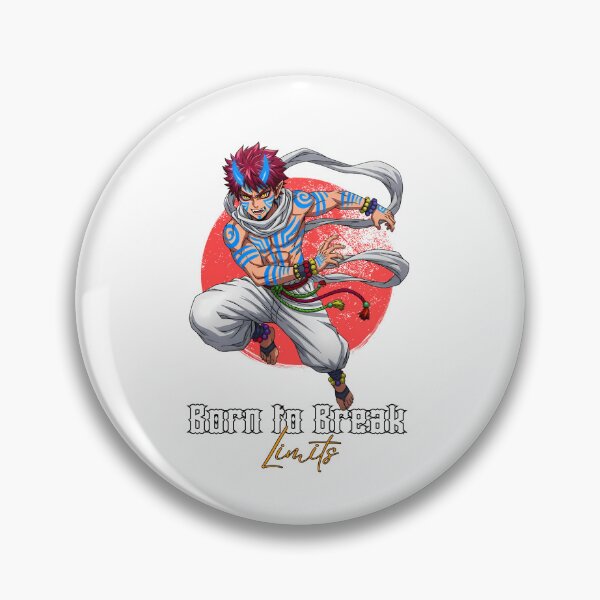 Item preview, Akaza Demon Slayer – Born to Break Limits designed and sold by lamiarte.