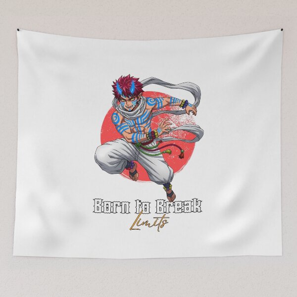 Item preview, Akaza Demon Slayer – Born to Break Limits designed and sold by lamiarte.