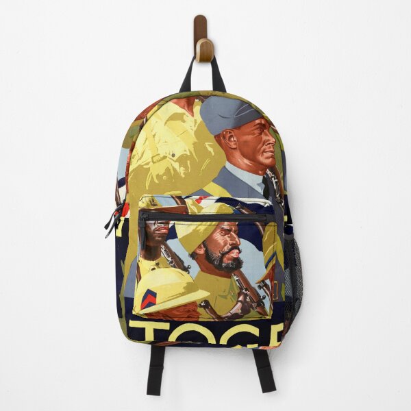 Item preview, WWII Propaganda Poster | British Empire Unity Art | Diverse Soldiers Marching | Colonial Troops | World War 2 History & Art designed and sold by artofuniverse.