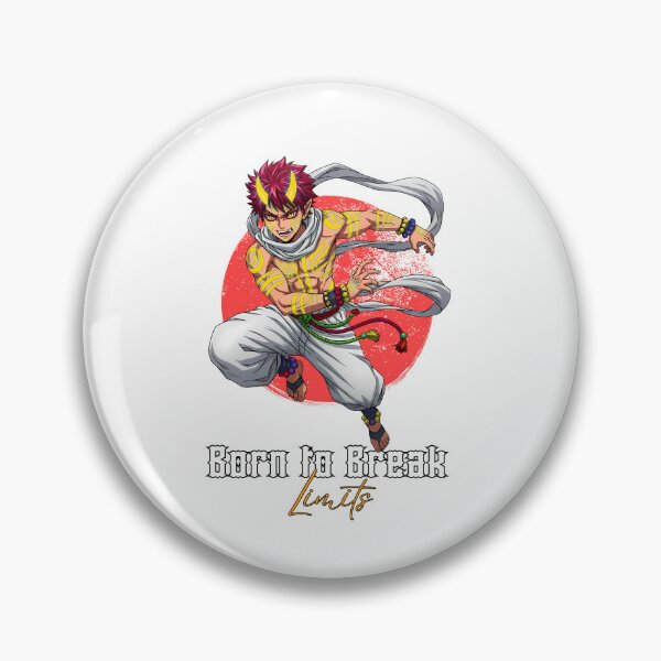 Item preview, Akaza Demon Slayer – Born to Break Limits designed and sold by lamiarte.