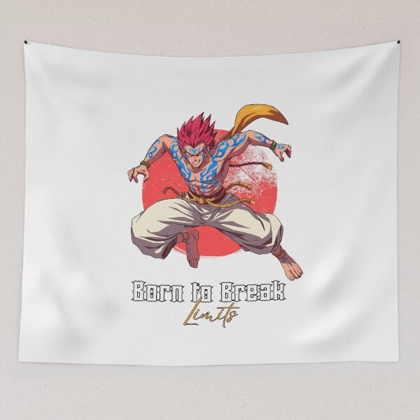 Item preview, Akaza Demon Slayer – Born to Break Limits designed and sold by lamiarte.