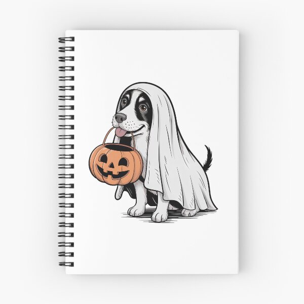 Item preview, Funny ghost dog, Dog with jack o lantern designed and sold by J-Style-Design.