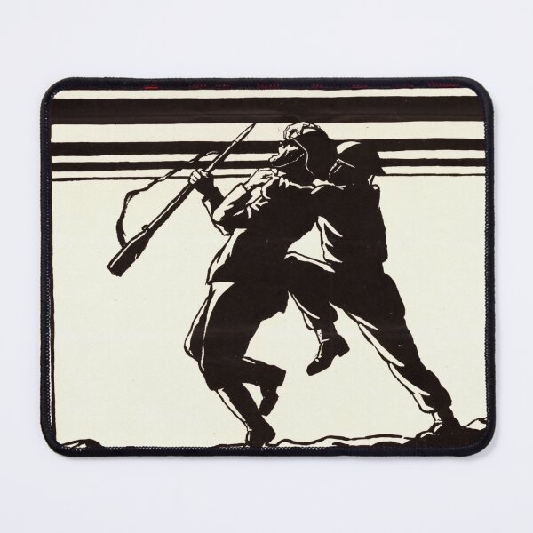 Item preview, Vintage Military Poster | Tough Tactics Art | WWI & WWII Propaganda | Soldiers in Combat | Black & White | Bold Typography designed and sold by artofuniverse.