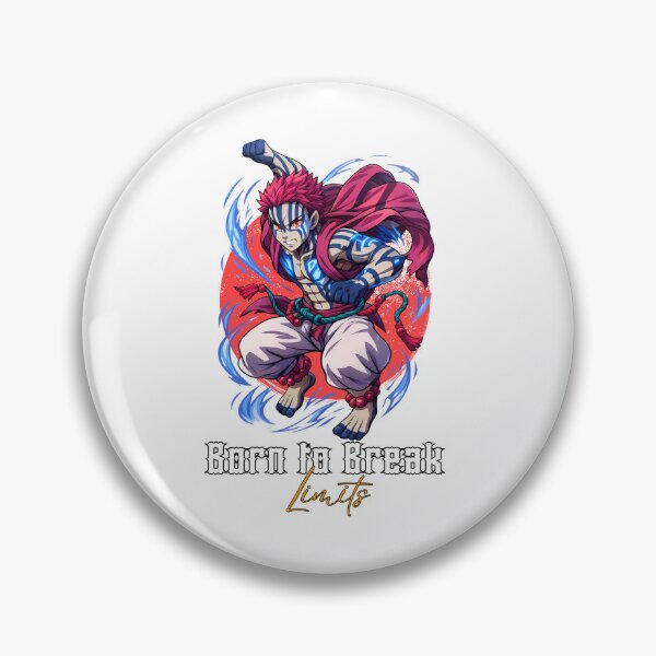 Item preview, Akaza Demon Slayer – Born to Break Limits designed and sold by lamiarte.
