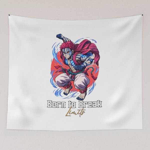 Item preview, Akaza Demon Slayer – Born to Break Limits designed and sold by lamiarte.