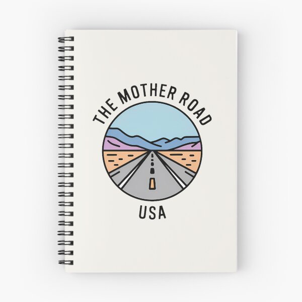 Artikelvorschau, Minimalistischer The Mother Road USA Sticker entworfen und verkauft von Horizon Tales.