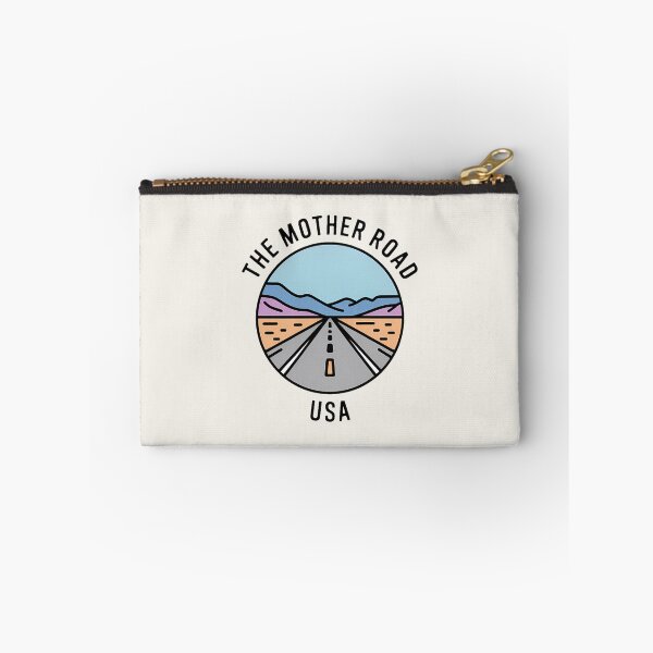 Artikelvorschau, Minimalistischer The Mother Road USA Sticker entworfen und verkauft von Horizon Tales.