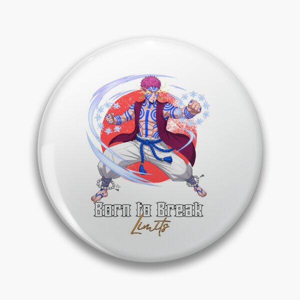 Item preview, Akaza Demon Slayer – Born to Break Limits designed and sold by lamiarte.