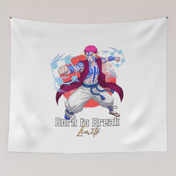 Item preview, Akaza Demon Slayer – Born to Break Limits designed and sold by lamiarte.