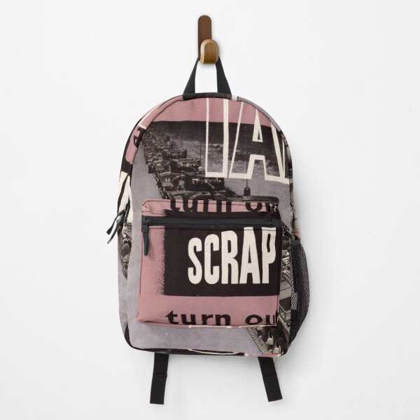 Item preview, Vintage WWII Propaganda Poster | Scrap Metal to Tanks Art | Historical War Effort Print | Bold Typography & Strong Imagery designed and sold by artofuniverse.