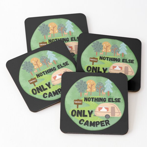 Item preview, Campe Vibes Nothing else Only Camper sticer designed and sold by NaGoSphere.