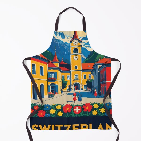 Item preview, Opfikon Switzerland 1950s Vintage Travel Tourism designed and sold by TravelersGems.