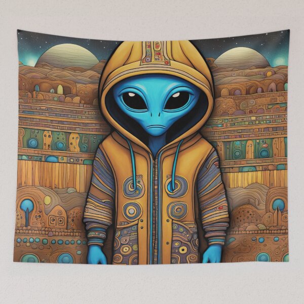 Item preview, Alien in Sahara designed and sold by Colin Bentham.