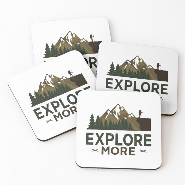 Item preview, Explore More - Hiking & Outdoors Graphic Design designed and sold by SaadArtCo.