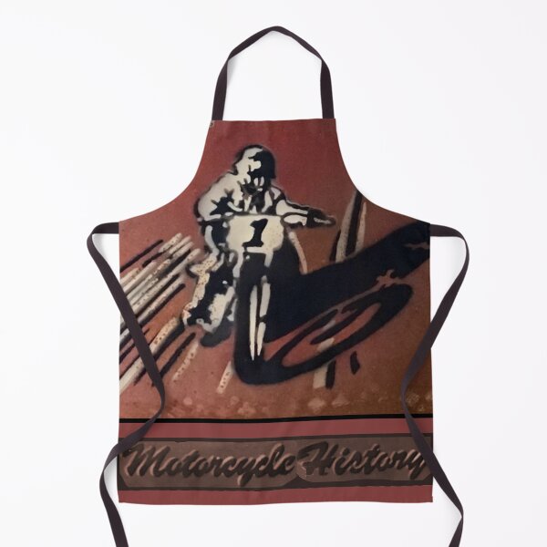 Item preview, Portrait of a vintage motorcycle racer designed and sold by marysfarbklecks.