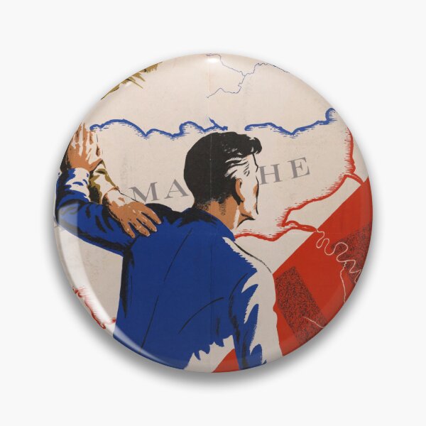 Item preview, Vintage French WWII Propaganda Poster | Soldier & Civilian Unity | Liberty Equality Fraternity | Patriotic Art Print designed and sold by artofuniverse.