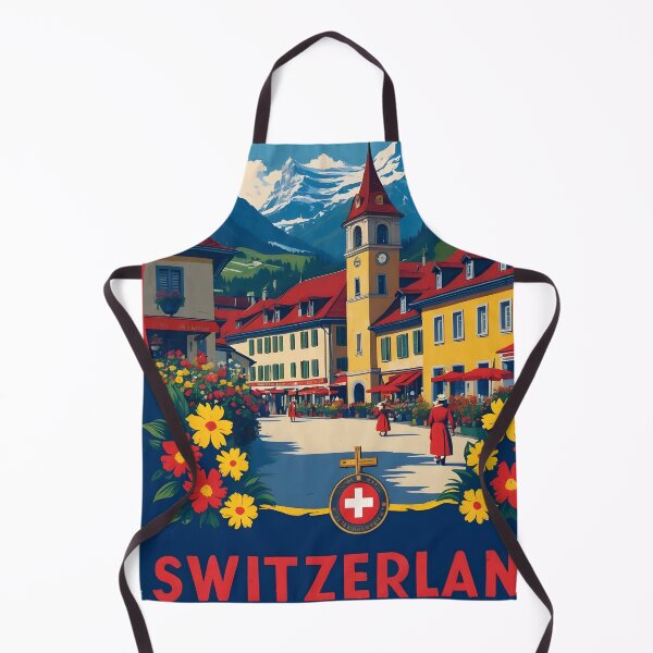 Item preview, Riehen Switzerland 1950s Vintage Travel Tourism designed and sold by TravelersGems.
