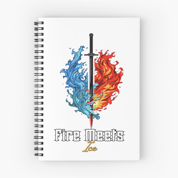 Item preview, Demon Slayer Sword – Fire Meets Ice designed and sold by lamiarte.