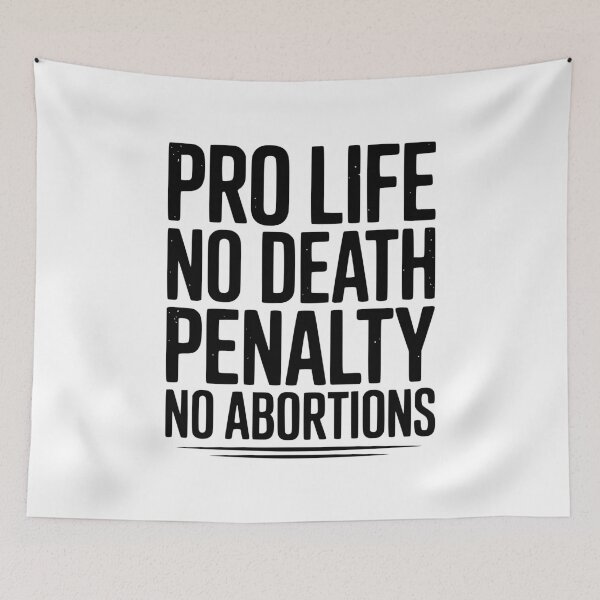 Item preview, Pro Life No Death Penalty No Abortions designed and sold by Frank Ring.