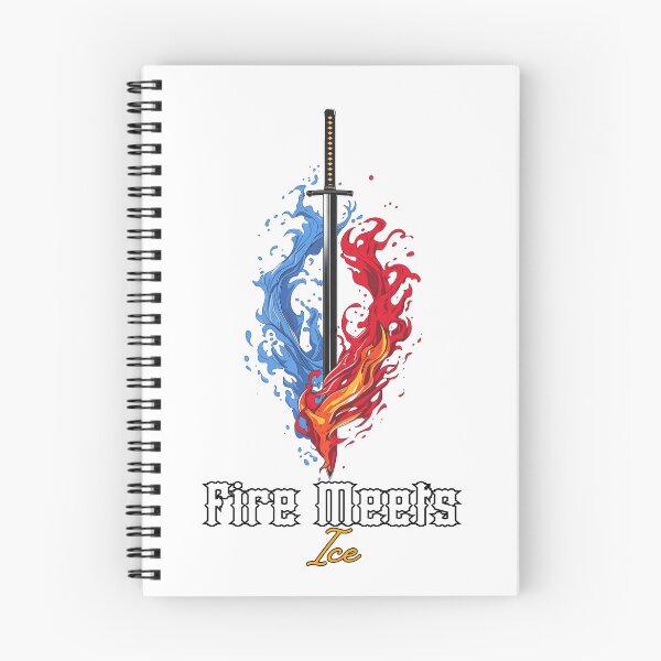 Item preview, Demon Slayer Sword – Fire Meets Ice designed and sold by lamiarte.