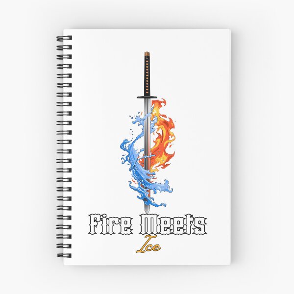 Item preview, Demon Slayer Sword – Fire Meets Ice designed and sold by lamiarte.