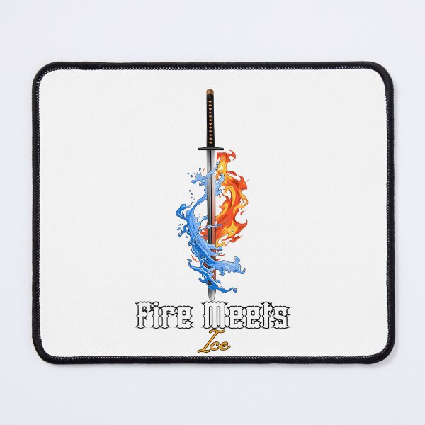 Item preview, Demon Slayer Sword – Fire Meets Ice designed and sold by lamiarte.