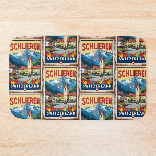Item preview, Schlieren Switzerland 1950s Vintage Travel Tourism designed and sold by TravelersGems.