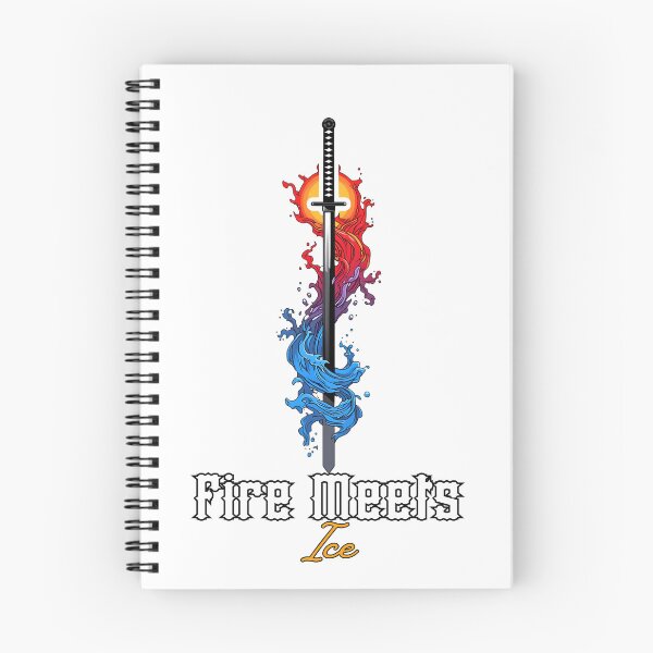 Item preview, Demon Slayer Sword – Fire Meets Ice designed and sold by lamiarte.