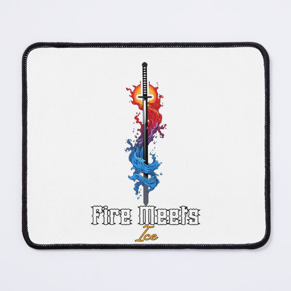 Item preview, Demon Slayer Sword – Fire Meets Ice designed and sold by lamiarte.