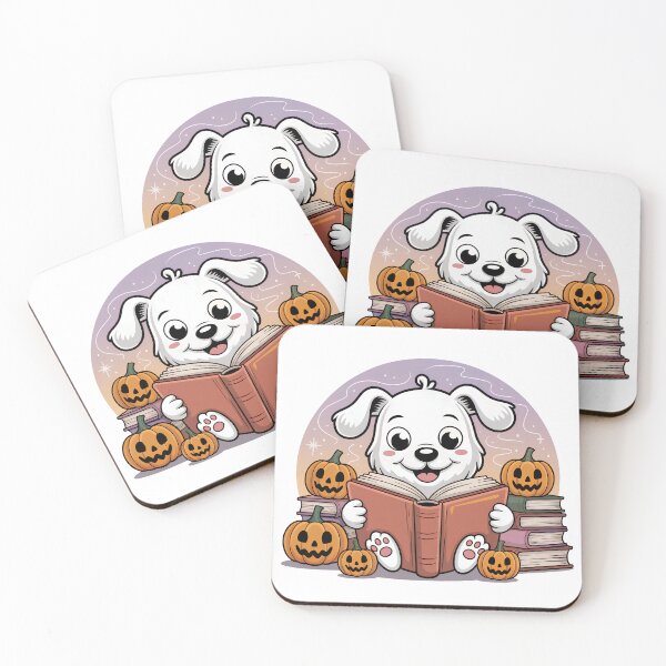 Item preview, Cute halloween dog, Reading dog designed and sold by J-Style-Design.