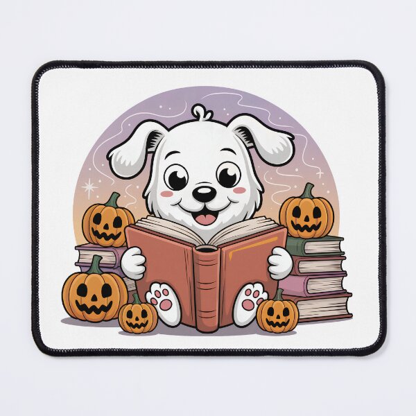 Item preview, Cute halloween dog, Reading dog designed and sold by J-Style-Design.