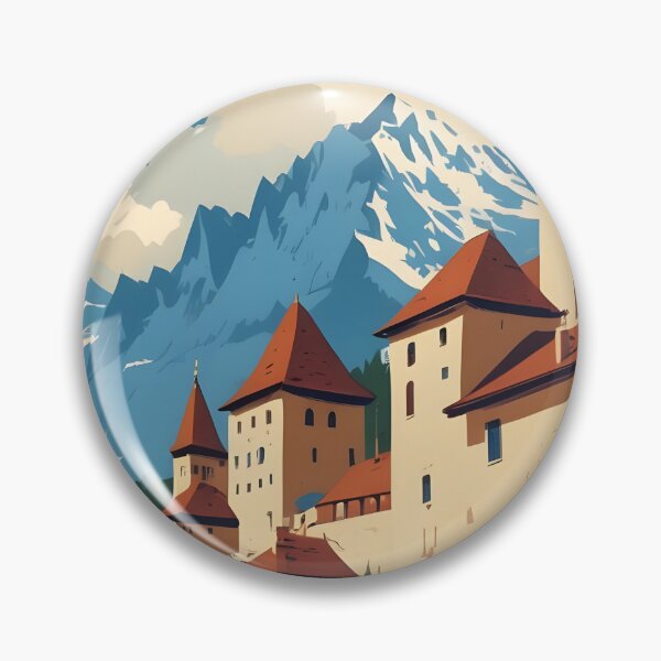 Item preview, Sion Switzerland 1950s Vintage Travel Tourism designed and sold by TravelersGems.