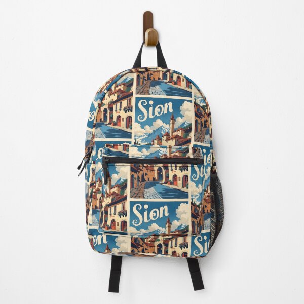 Item preview, Sion Switzerland 1950s Vintage Travel Tourism designed and sold by TravelersGems.