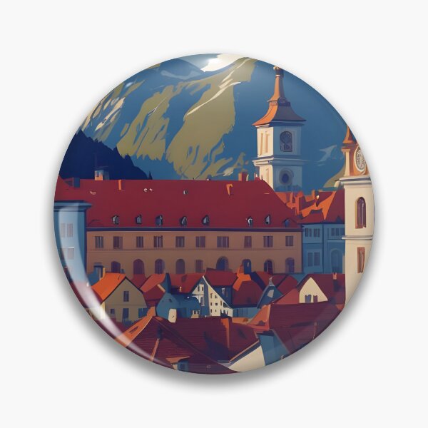 Item preview, St Gallen Switzerland 1950s Vintage Travel Tourism designed and sold by TravelersGems.