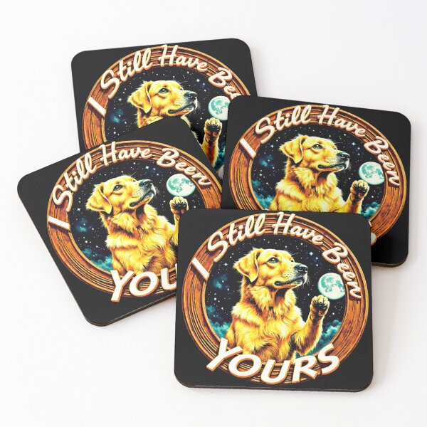 Item preview, Golden Retriever Under Moonlight With Loving Quote designed and sold by e-camelleone.