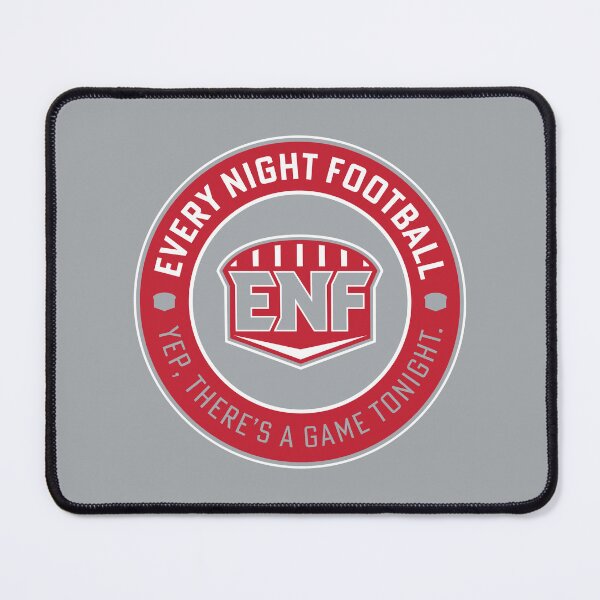 Item preview, Every Night Football "Circular Slogan" (Red & Grey) designed and sold by GX3-Creative.