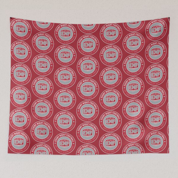 Item preview, Every Night Football "Circular Slogan" (Red & Grey) designed and sold by GX3-Creative.