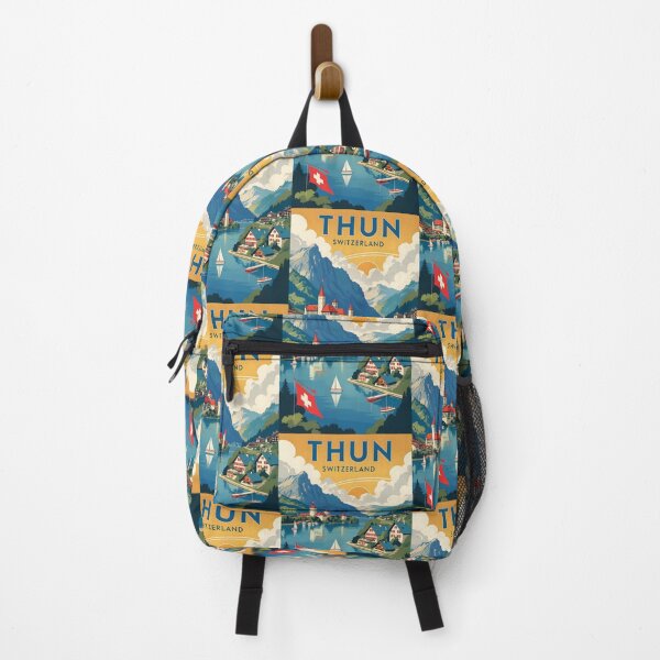 Item preview, Thun Switzerland 1950s Vintage Travel Tourism designed and sold by TravelersGems.
