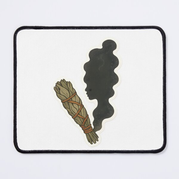 Item preview, Burning Sage Goddess – Smoke Shaped Black Woman Spiritual Design designed and sold by OsasChild.