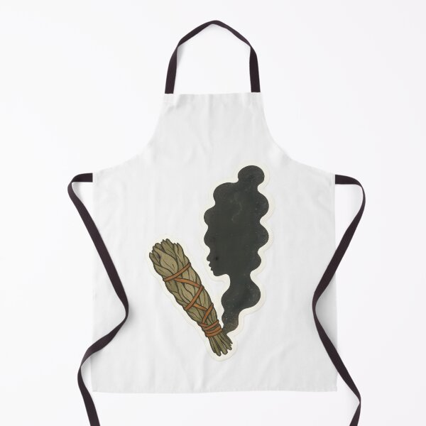 Item preview, Burning Sage Goddess – Smoke Shaped Black Woman Spiritual Design designed and sold by OsasChild.
