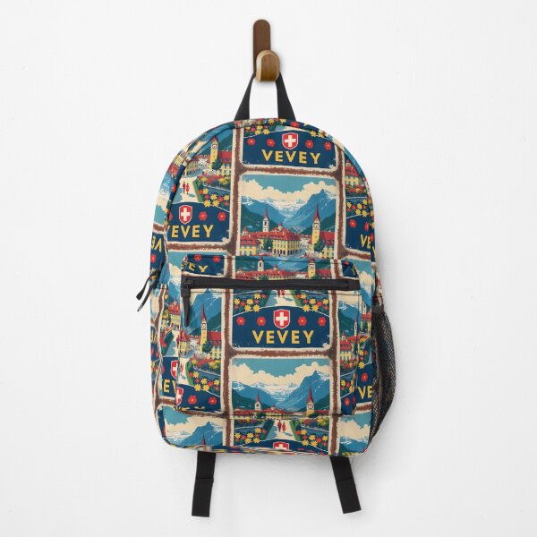 Item preview, Vevey Switzerland 1950s Vintage Travel Tourism designed and sold by TravelersGems.