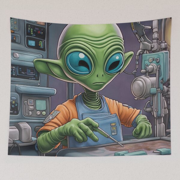 Item preview, Alien surgeon designed and sold by Colin Bentham.