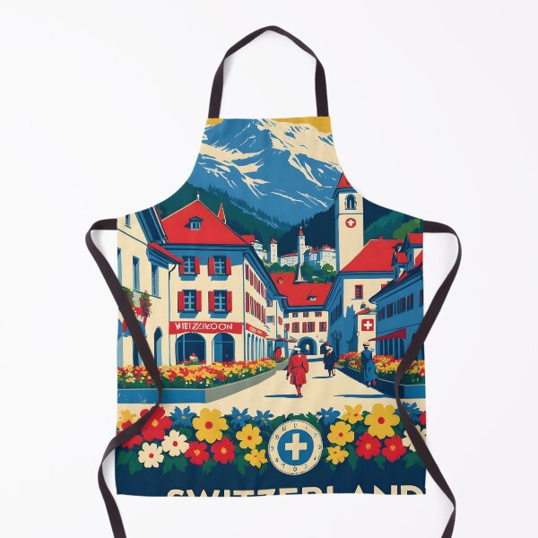 Item preview, Wetzikon Switzerland 1950s Vintage Travel Tourism designed and sold by TravelersGems.