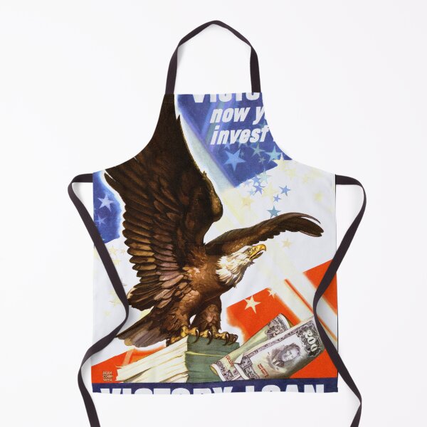 Item preview, WWII Propaganda Poster | Bald Eagle Illustration | Victory Bonds Art Print | American Patriotism & Financial Support designed and sold by artofuniverse.