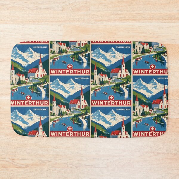 Item preview, Winterthur Switzerland 1950s Vintage Travel Tourism designed and sold by TravelersGems.