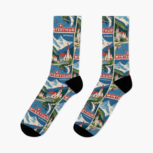 Item preview, Winterthur Switzerland 1950s Vintage Travel Tourism designed and sold by TravelersGems.