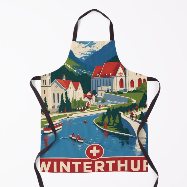 Item preview, Winterthur Switzerland 1950s Vintage Travel Tourism designed and sold by TravelersGems.