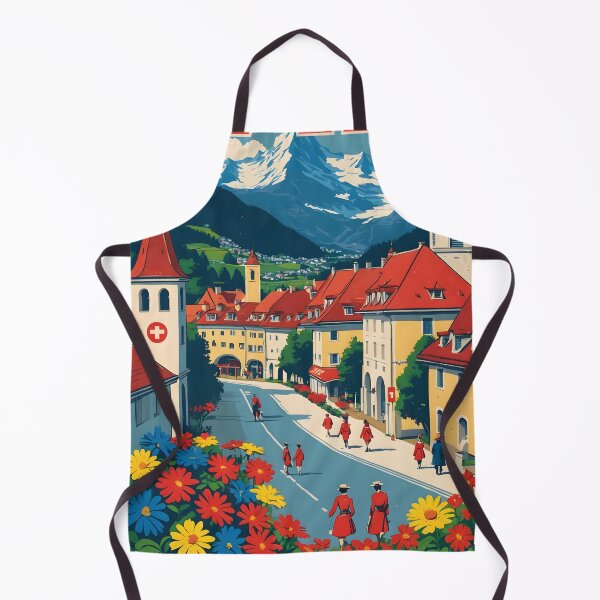Item preview, Wil Switzerland 1950s Vintage Travel Tourism designed and sold by TravelersGems.
