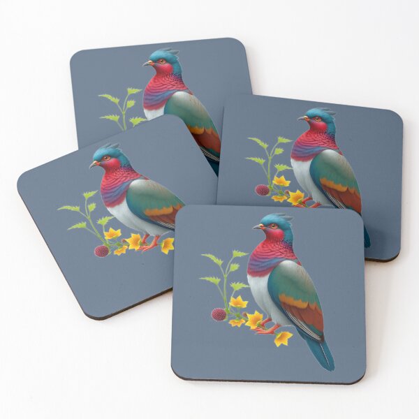 Artikelvorschau, Realistische minimalistische Drachentaube – Lebhafter Vogel mit floralen Akzenten entworfen und verkauft von Naturalite19.